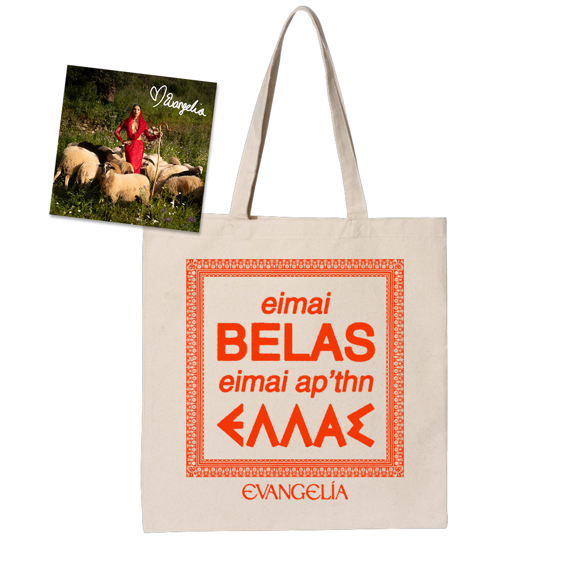 ‘Belas’ Tote Bag + Signed Album Art Card